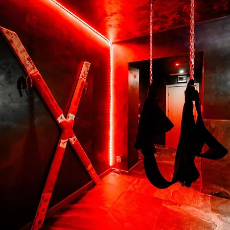 Seductive Refuge Red Apartment Bucharest